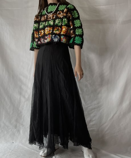 【RE;CIRCLE】 RE Granny Knit Top⑤/211014-005