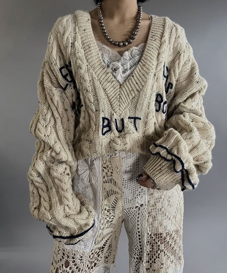 THE TINY SHOP BY MORI RE Aran Knit キャミ THE TINY SHOP by MORI