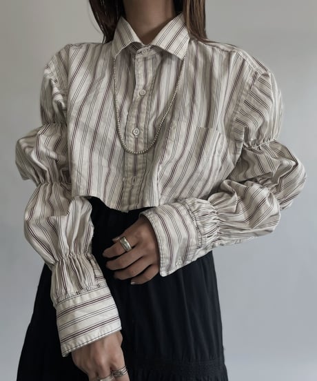 【RE;CIRCLE】 RE Puff Sleeved Shirt / 220630-007