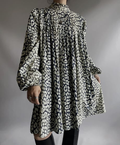 【USED】GANNI L/S Pleats Top / 231009-025