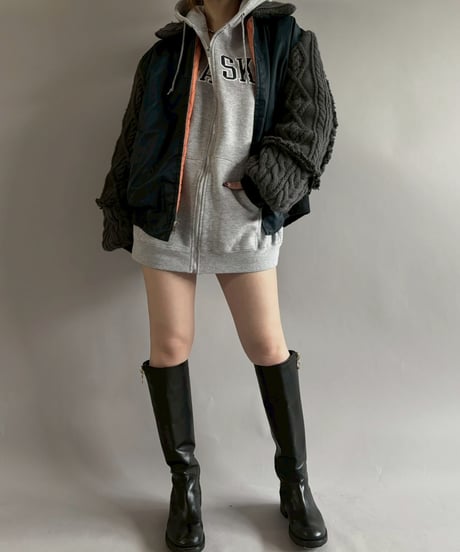 【RE;CIRCLE】 RE MA1 × Alan Knit Jacket / 251225-006