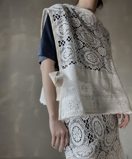 【RE;CIRCLE】 RE Crochet Vest②/20220317-016