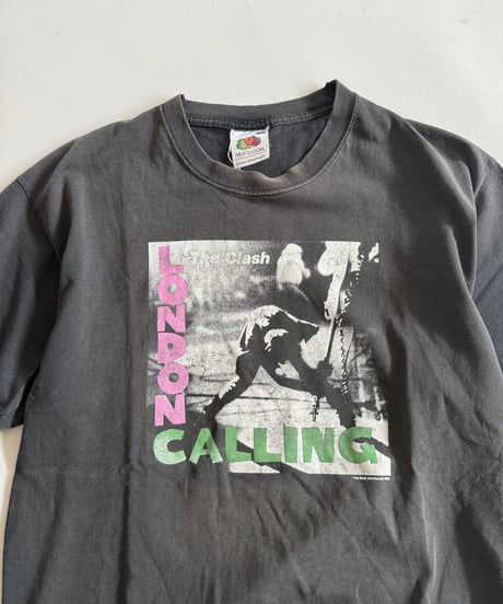 【USED】 03's Fruit of the Loom The Clash LONDON CALLING T-Shirt / 250614-007