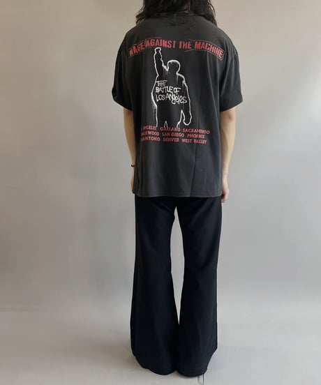 【USED】  Band T-shirt RAGE AGAINST THE MACHINE /230703-013