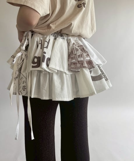 【RE;CIRCLE】 Re Eco Bag Maki Skirt /  250417-014