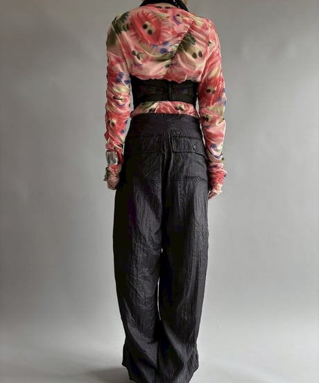 【USED】 Design sheer top/250920-027