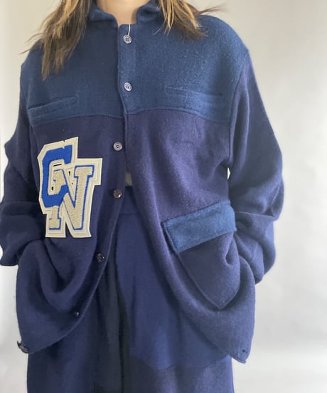 【RE;CIRCLE】 RE Acrylic Shirt Cardigan / 230220-018