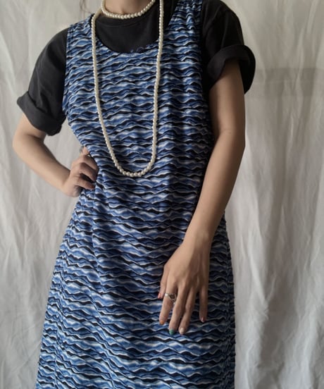 【USED】 Summer Knit N/S One-piece/210714-020