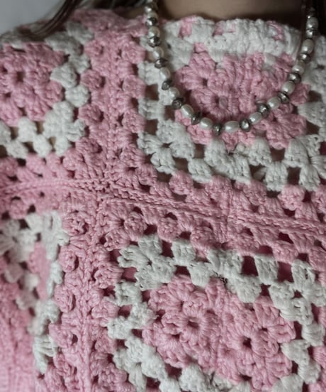 【RE;CIRCLE】 RE Granny Knit Top①/211014-001