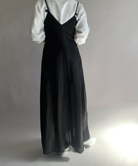 【USED】 Lace Patterned Camisole Long One-Piece/241124-023