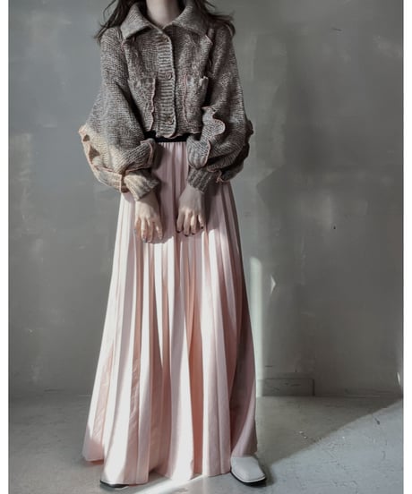 【USED】　Poly Long Skirt①/ 220212-041