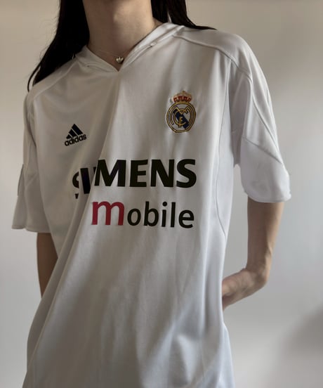 【USED】 adidas 03~04's Real Madrid CARLOS Soccer Shirt/ 250607-049