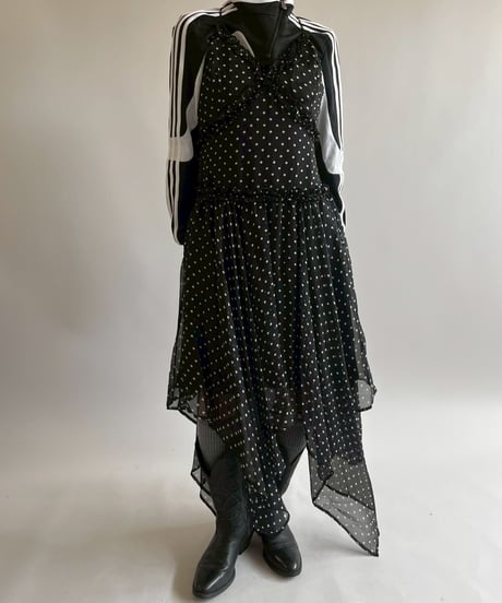 【USED】 STORIA Dot Pattern Camisole Long One-Piece  / 250517-008