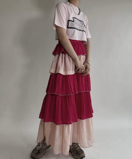 【RE;CIRCLE】 RE Indian Cotton Skirt / 220503-017