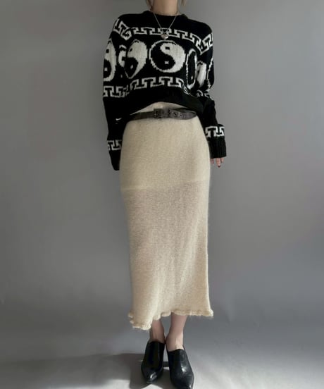 【USED】 Yin-yang Pattern Knit / 251227-005