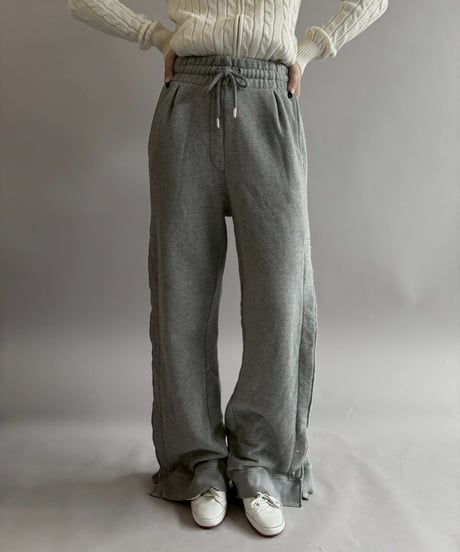 【USED】 DRIES VAN NOTEN Slit Sweat Pants /260328-018