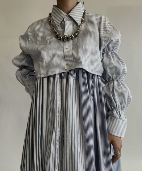 【RE;CIRCLE】 RE Puff Sleeved Shirt / 220630-010