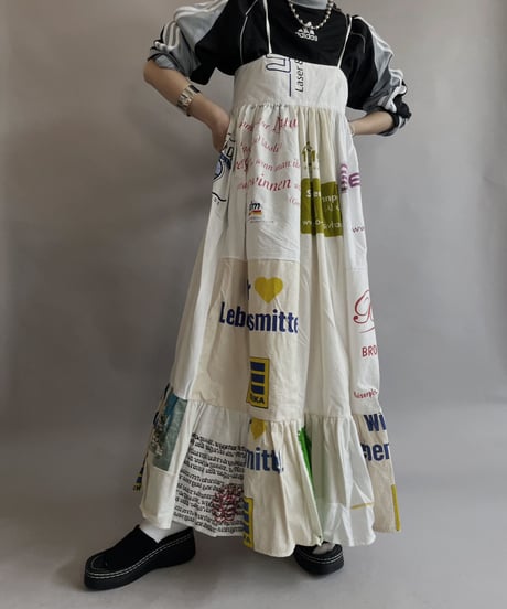 【RE;CIRCLE】RE Eco-Friendly Bag Camisole Long One-piece / 230525-006