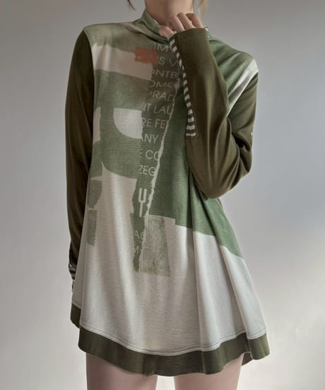 【USED】 Knit Design Top / 251220-019