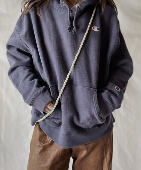 【USED】   Champion Reverse Weave Hoodie One Point/211007-033