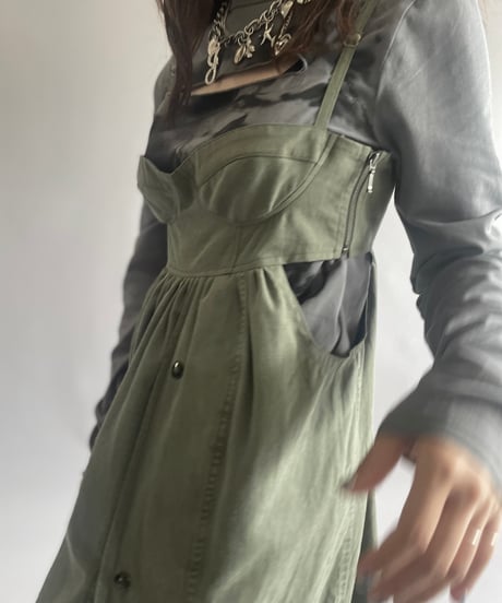 【RE;CIRCLE】 RE ARMY Corset One-piece/ 240919-006