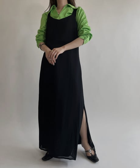 【USED】 Poly Sleeveless One-piece  / 220430-020