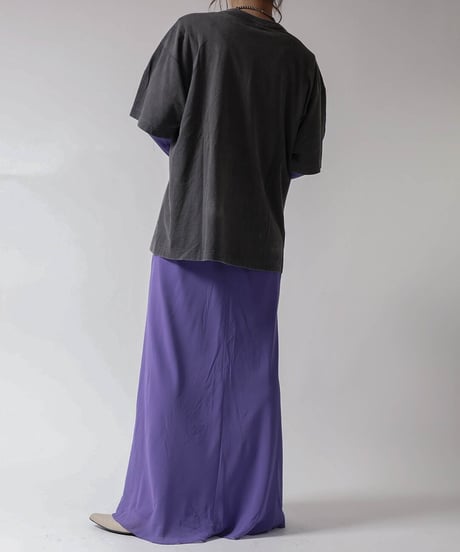 【USED】L/S Poly Dress ③ / 220324-022