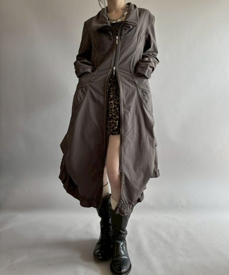 【USED】 Zip Design Nylon Coat/ 260314-002