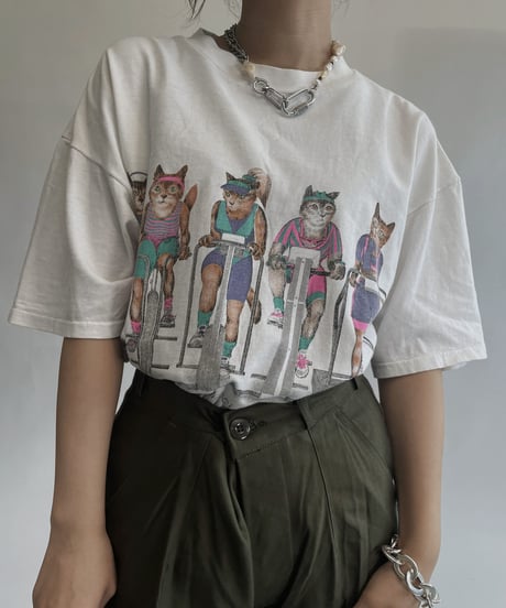 【USED】T Shirt "The cats of sanibel island" / 220806-018