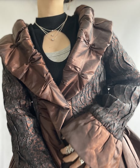 【USED】 Big Collar Leopard Jacket / 221217-014