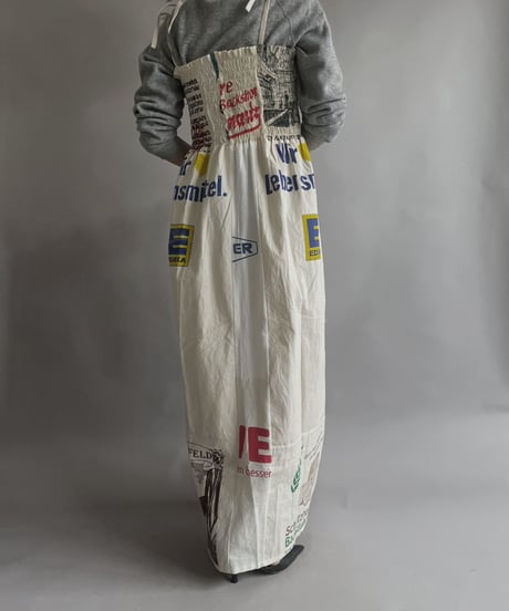 【RE;CIRCLE】RE Eco-Friendly Bag Shirring One-piece / 230427-020