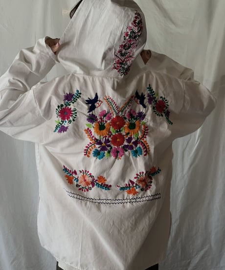 【RE;CIRCLE】RE Embroidery Ethnic Mexican Parker ④/210617-022