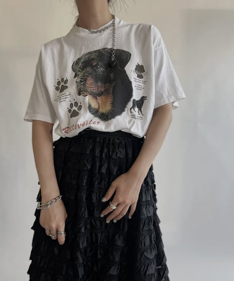 【USED】 Short Sleeved Dog T-shirt / 220611-014