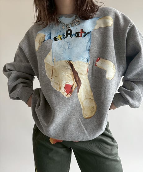 【USED】 END IS NEAR Russell Athletic L/S Sweat Top /250329-008