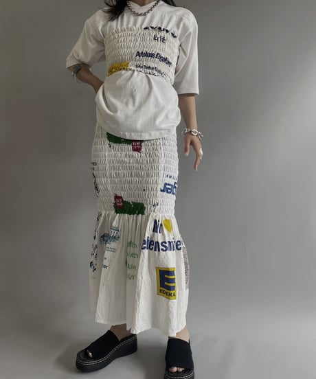 【RE;CIRCLE】RE Eco-Friendly Bag Shirring Tube Top / 230622-022