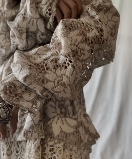 【RE;CIRCLE】 RE Lace L/S One-piece/210611-028