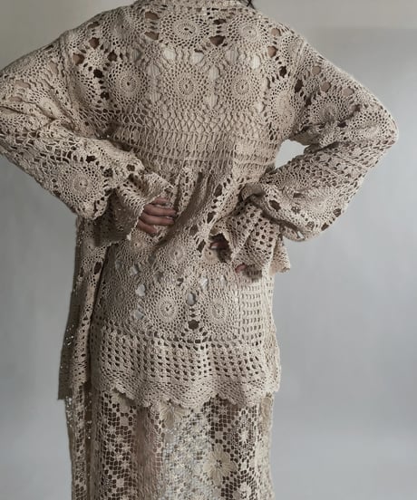 【RE;CIRCLE】 RE Crochet Lace One-piece / 220623-007