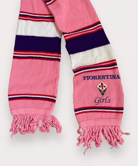 【USED】 Knit Soccer Muffler FIORENTINA/ 240108-003