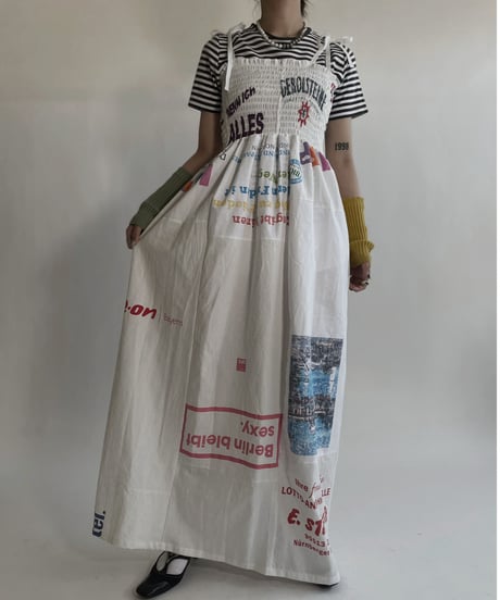 【RE;CIRCLE】RE Eco-Friendly Bag Camisole One-piece / 220512-024