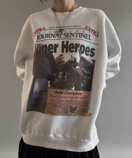 【USED】 90's Lee Super Heroes Sweat Top  /250927-020