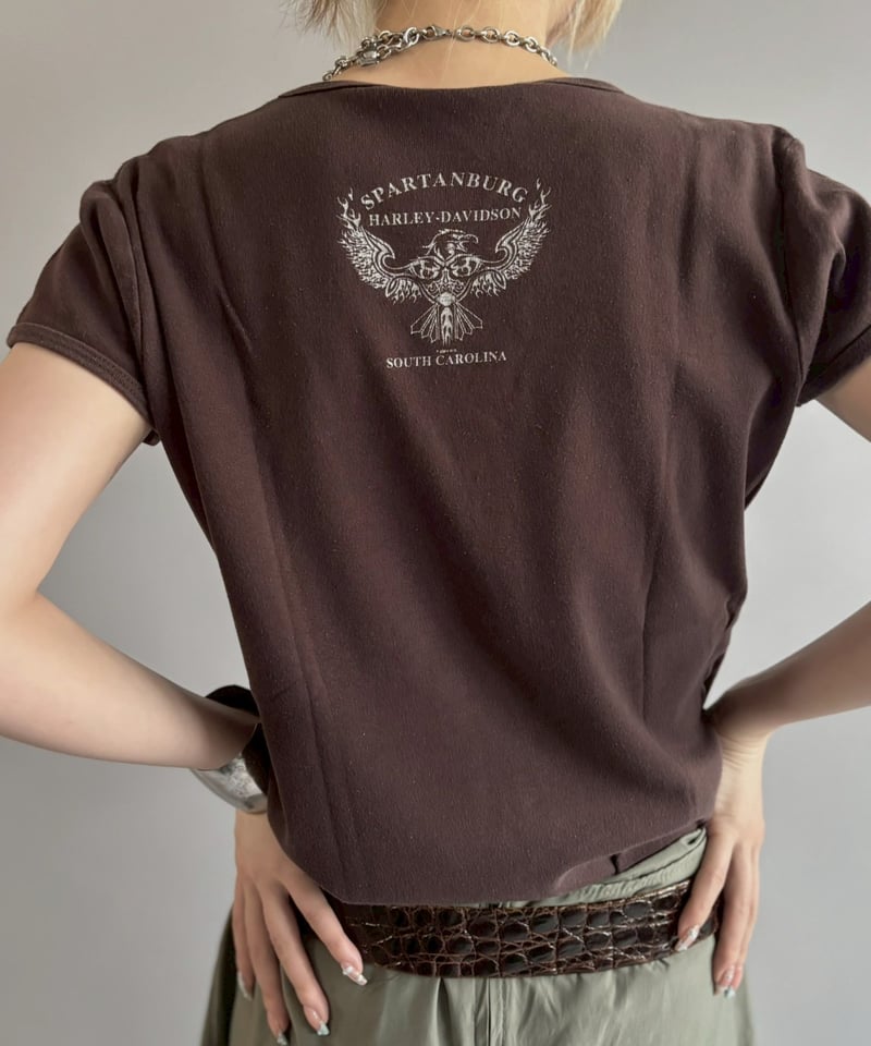 USED】 Made in USA HARLEY DAVIDSON T-Shirt / 26