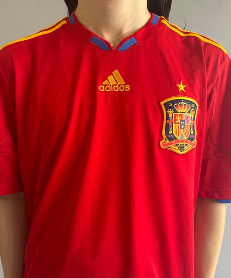 【USED】 adidas Spain Soccer Shirt /240603-075