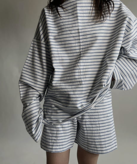 【RE;CIRCLE】 RE Netherlands Sheets Border Top / 220423-006