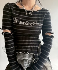 【Chinatsu Aoyama】 RE Mellow Knit Top/  251023-032