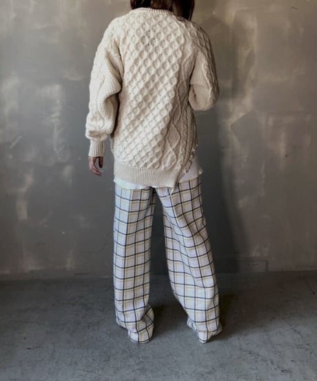 【RE;CIRCLE】 Patchwork Cable Knit ② / 201112-024