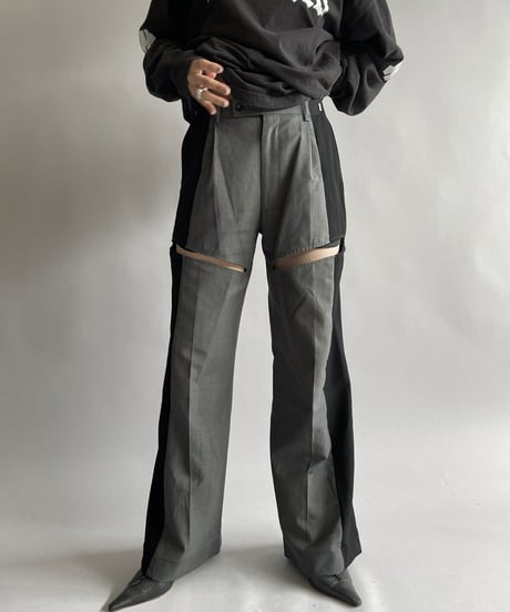 【RE;CIRCLE】 Re Suit Slit Pants/ 241003-007