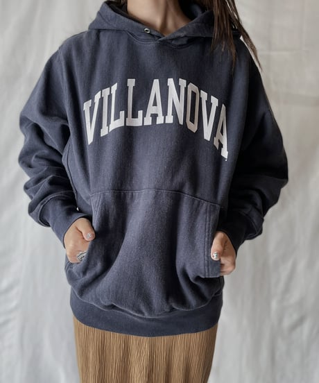 【USED】  Champion Reverse Weave Hoodie VILLANOVA/210902-015