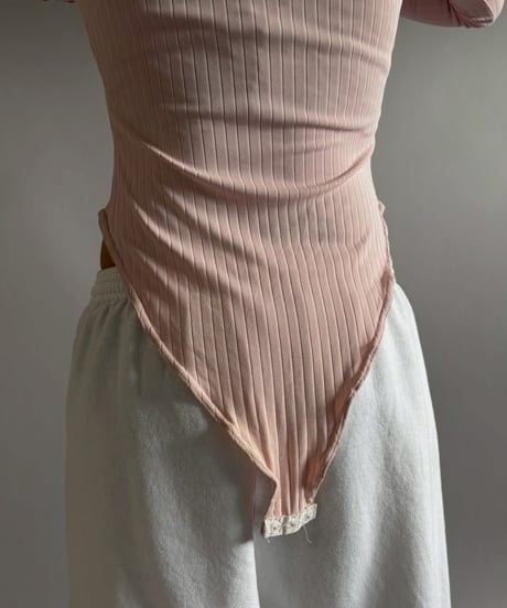 【USED】 Lace Up Design Leotard Top / 251220-009