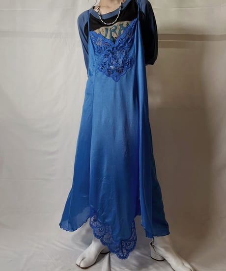 【USED】  Poly Slip Camisole One-piece/20210819-012