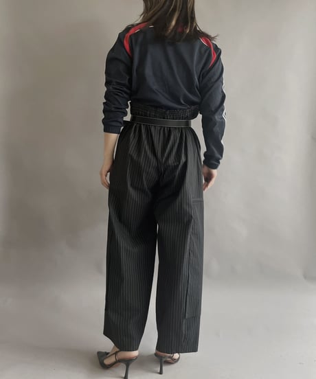 【USED】 Blanque Striped Pants / 230318-021